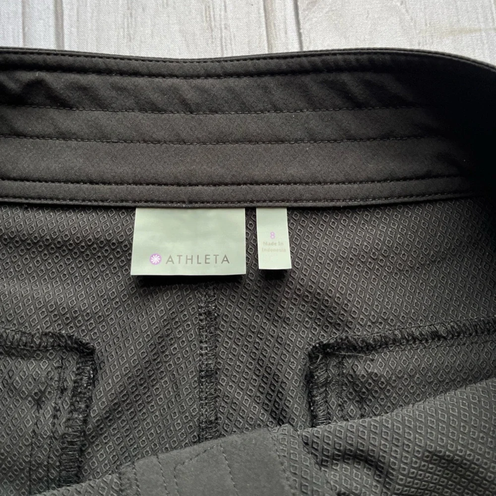 Women’s Athleta black board swim active pull on short. Size 8 - Picture 10 of 16